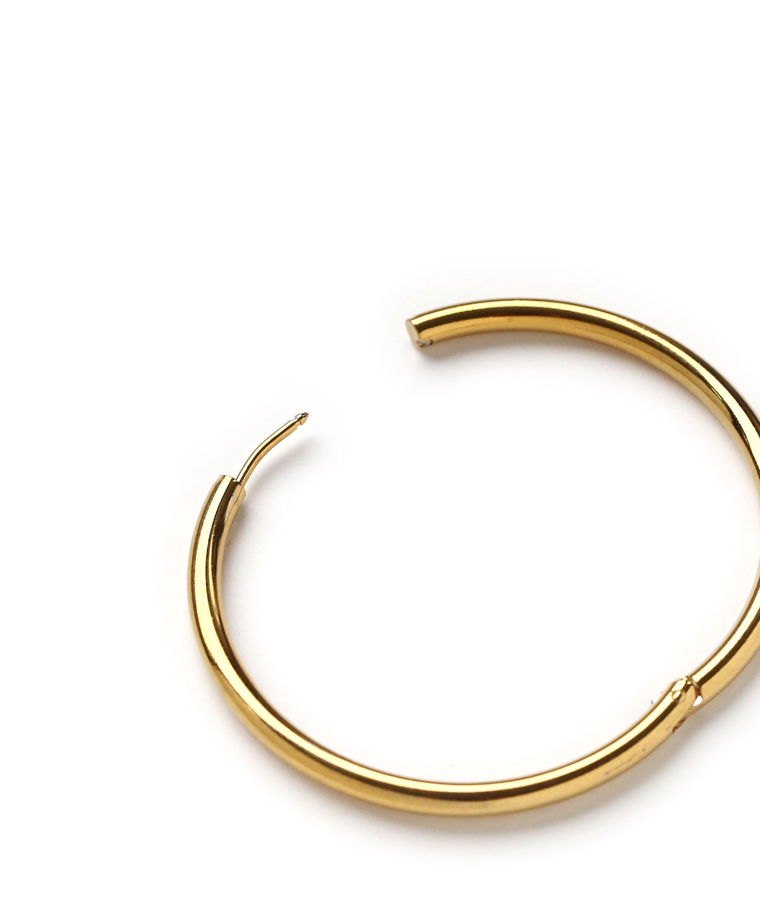 colleca la「[stainless]45mm・ベーシックフープピアス〈金属アレルギー対応〉」|ピアス|