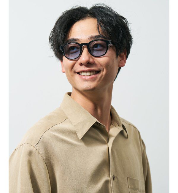  「ウェリントン型 花粉/飛沫対策 サングラス  (Zoff PROTECT 2WAY)  花粉メガネ メガネ 紫外線防止 UVカット」|サングラス|