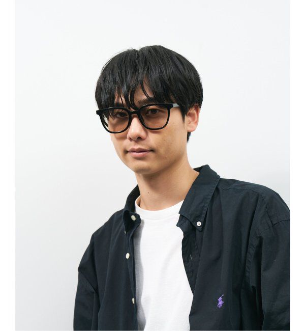  「【WEB限定】ウェリントン型 サングラス | 軽量 カラーレンズ トレンド 紫外線対策 UVカット 大きめサイズ」|サングラス|