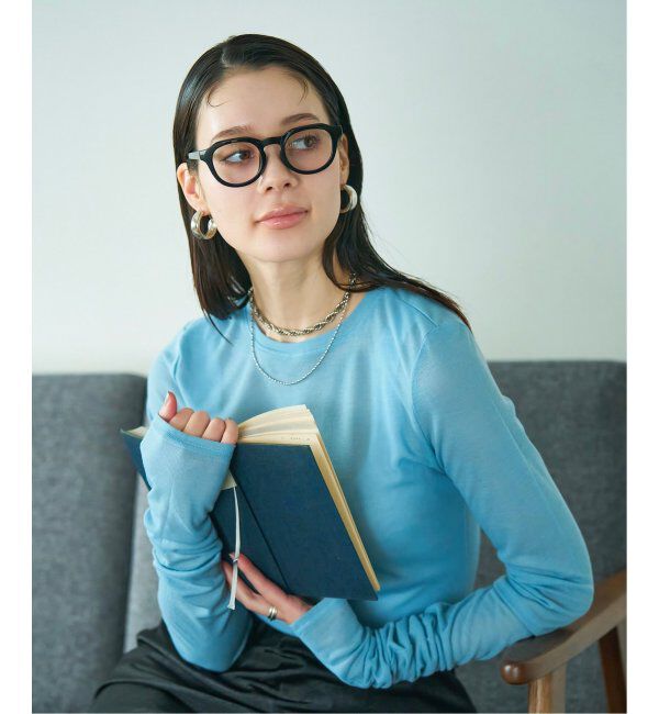  「【WEB限定】ウェリントン型 サングラス | 軽量 カラーレンズ トレンド 紫外線対策 UVカット 大きめサイズ」|サングラス|