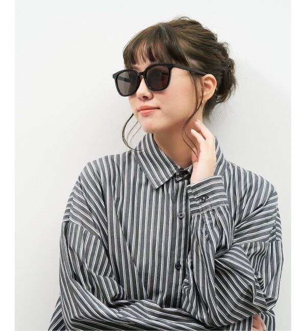  「【WEB限定】ウェリントン型 サングラス | 軽量 カラーレンズ トレンド 紫外線対策 UVカット 大きめサイズ」|サングラス|