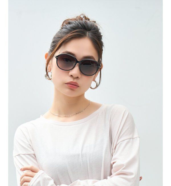  「Zoff meets LISA LARSON｜ラウンド型 サングラス｜リサ・ラーソン｜紫外線防止 UVカット｜ユニセックス」|サングラス|