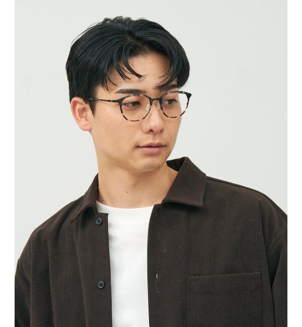  「MAQuillAGE(マキアージュ) コラボ｜ 血色感 メガネ | 中顔面短縮みえ メイク 大人可愛い レンズ交換券付」|メガネ|