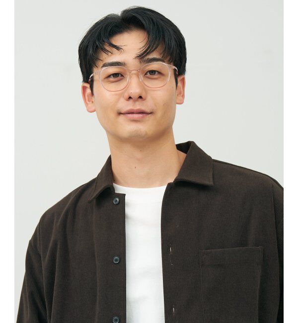  「MAQuillAGE(マキアージュ) コラボ｜ 血色感 メガネ | 中顔面短縮みえ メイク 大人可愛い レンズ交換券付」|メガネ|