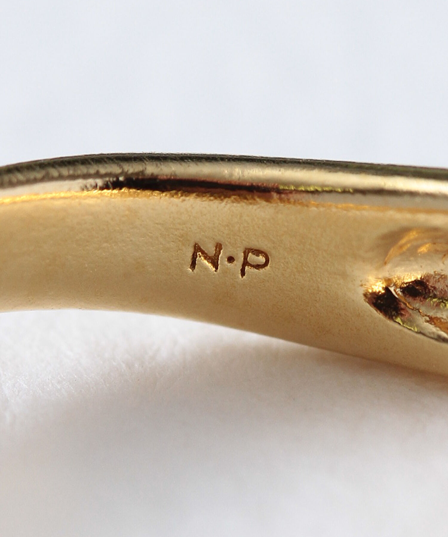 NOIR DE POUPEE「silver925 ミドルボリューム カーブリング (ニッケルフリー)」|リング|