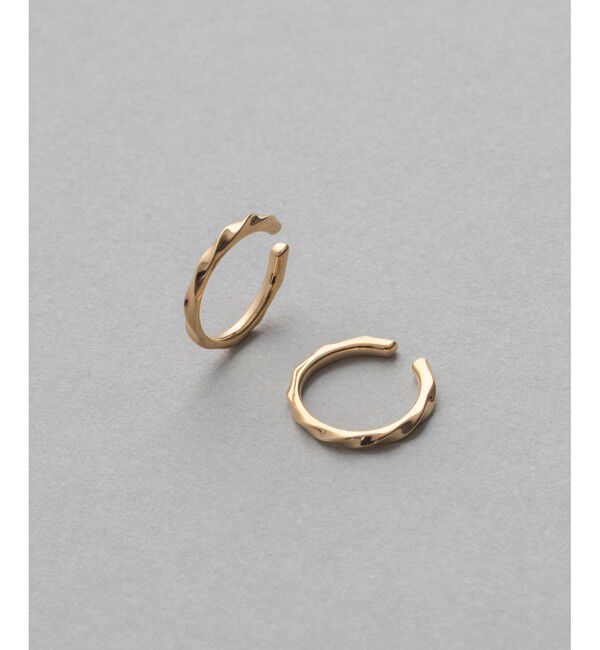 ete「ツイスト フープイヤリング」|イヤリング|