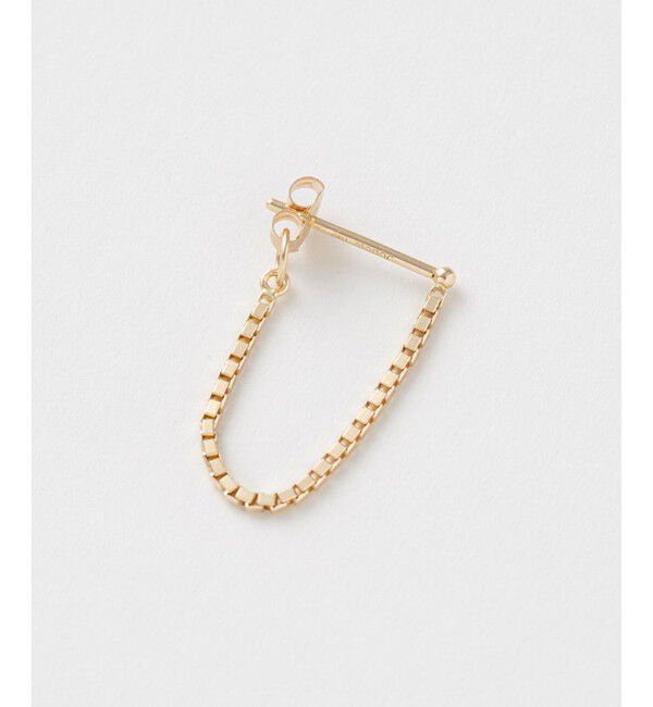 Jouete「K10YG チェーン ピアス」|ピアス|