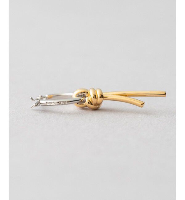 Jouete「フープピアス ノット」|ピアス|