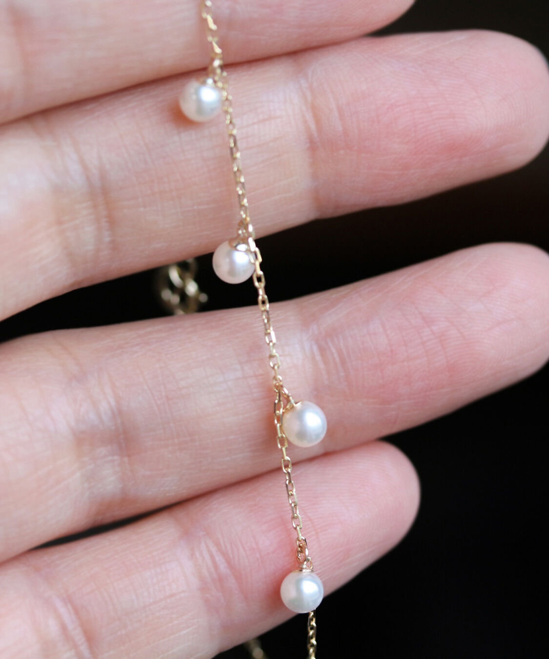  「K10YG/PG アコヤパール ブレスレット」|ブレスレット・バングル|