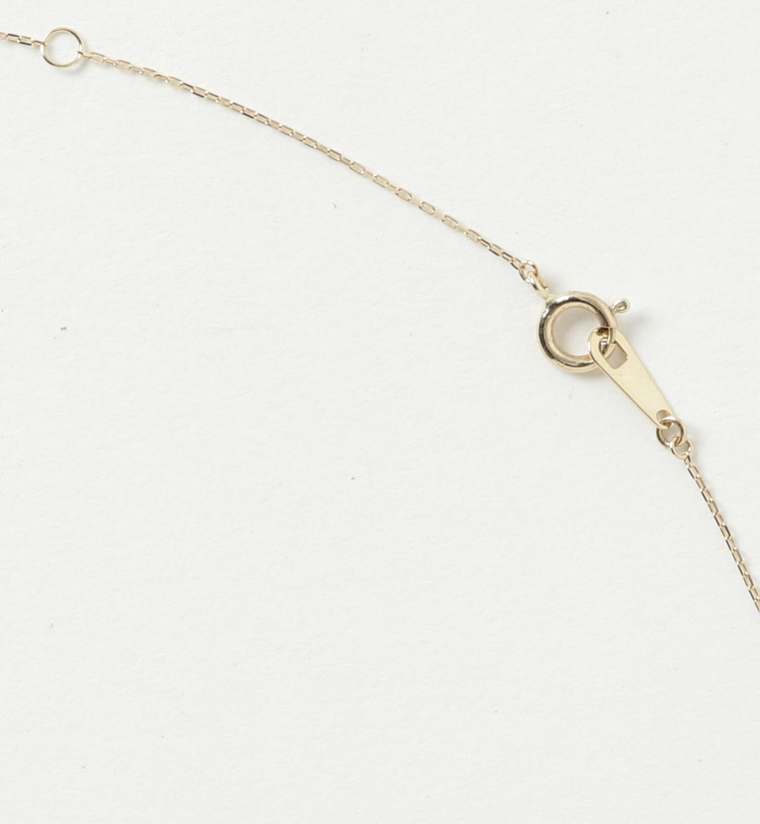  「ダイヤモンド ムーン ネックレス | K10YG」|ネックレス|