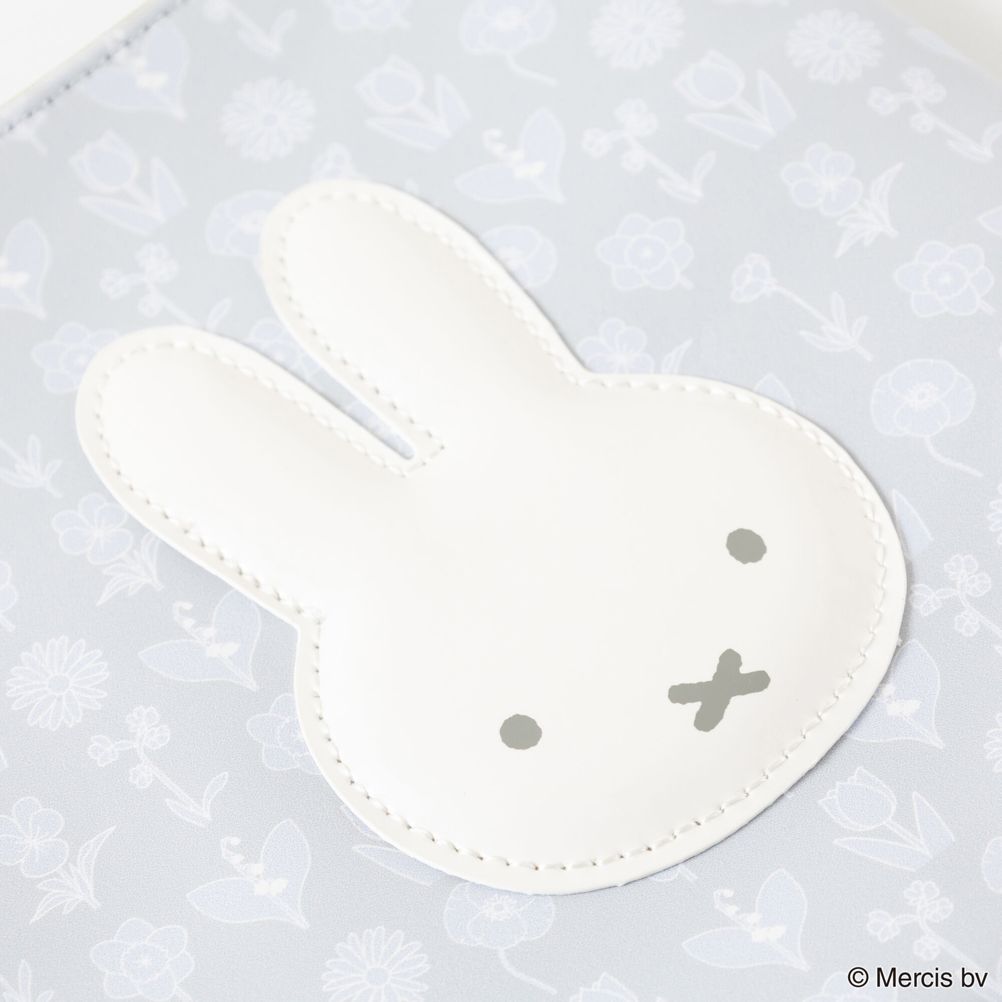  「MIFFY FLOWER APPLIQUE フラットポーチ」|ポーチ|