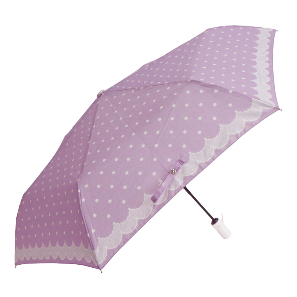 BACKYARD FAMILY「折りたたみ傘 自動開閉 レディース 通販 軽量 軽い はっ水 撥水 @quas hack」|傘|パープル1