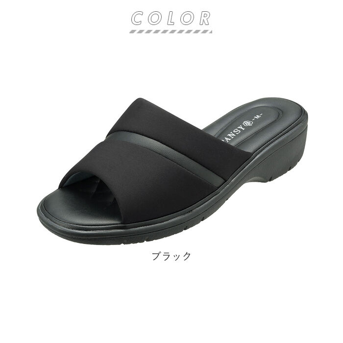 BACKYARD FAMILY「サンダル レディース つっかけ 通販 パンジー おしゃれ 歩きやすい 室内履き ルームシューズ」|サンダル|