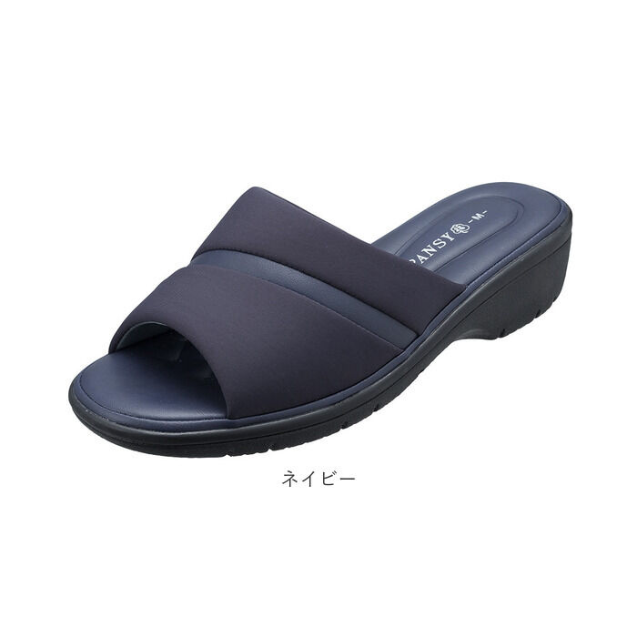 BACKYARD FAMILY「サンダル レディース つっかけ 通販 パンジー おしゃれ 歩きやすい 室内履き ルームシューズ」|サンダル|