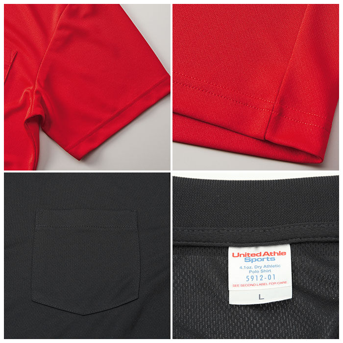 BACKYARD FAMILY「ユナイテッドアスレ ポロシャツ 通販 メンズ 半袖 レディース ポケット付き 吸水速乾 ドライ機能」|ポロシャツ|