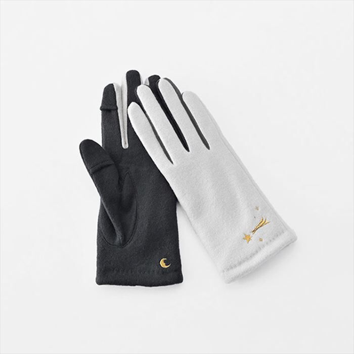 BACKYARD FAMILY「クロダ 手袋 レディース 通販 グローブ 手ぶくろ 暖かい かわいい 刺繍 スマートフォン対応」|手袋|