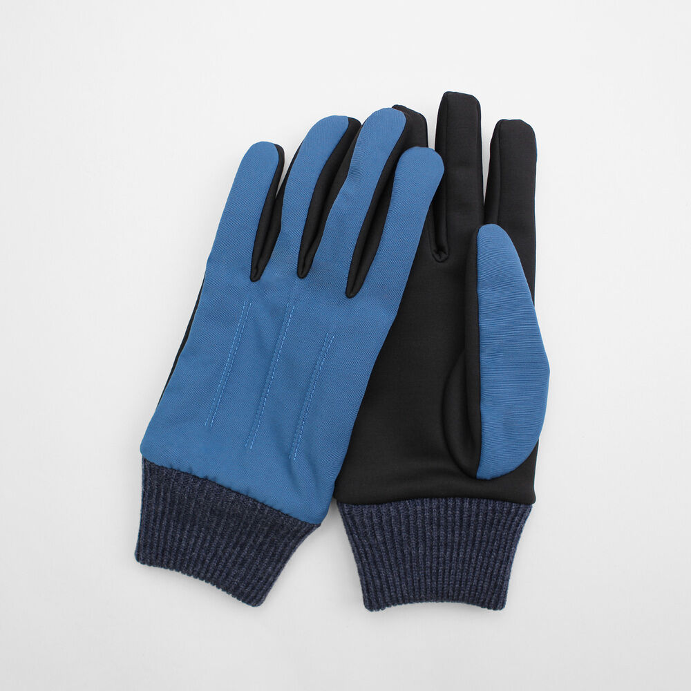 BACKYARD FAMILY「クロダ 手袋 メンズ 通販 グローブ 手ぶくろ スマートフォン対応 スマホ 対応 ナイロングローブ」|手袋|ブルー1