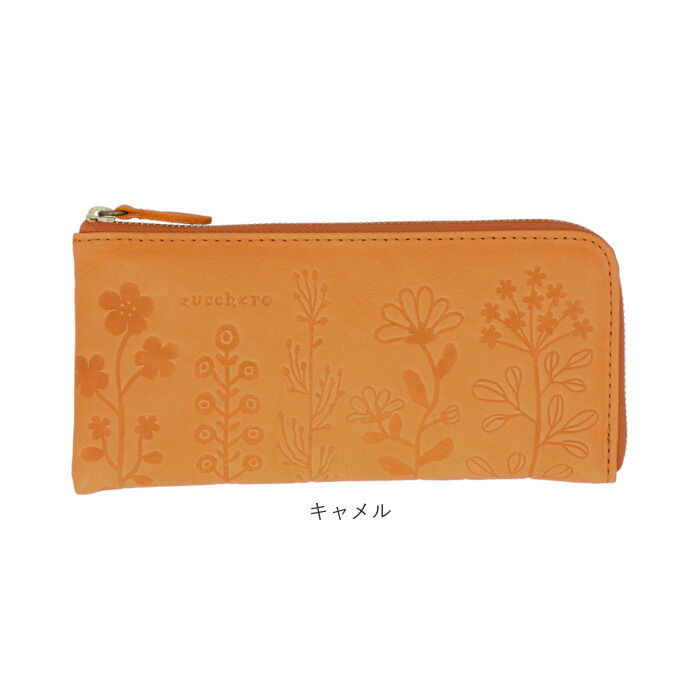 BACKYARD FAMILY「ズッケロ 財布 55433 zucchero 通販 長財布 長サイフ 花柄デザインL字長財布 本革」|財布|