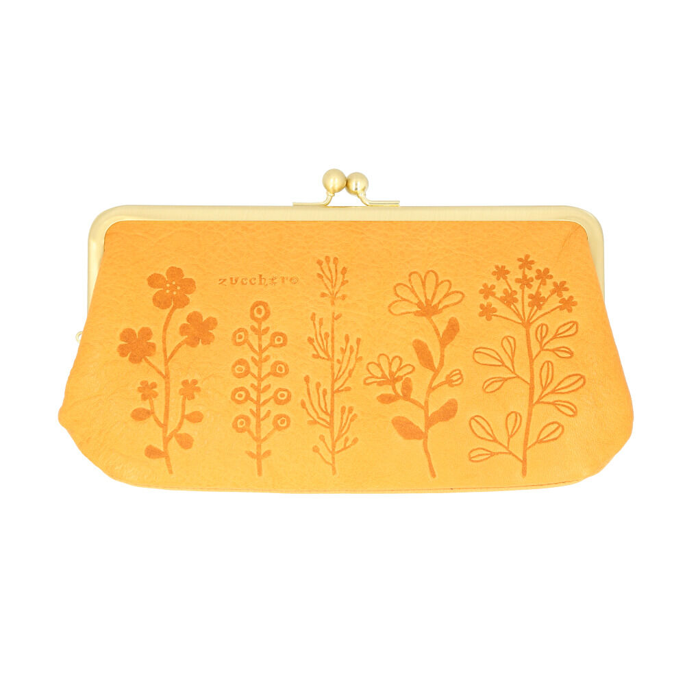 BACKYARD FAMILY「ズッケロ 財布 55432 zucchero 通販 長財布 長サイフ 花柄デザイン がま口長財布」|財布|ブラウン1