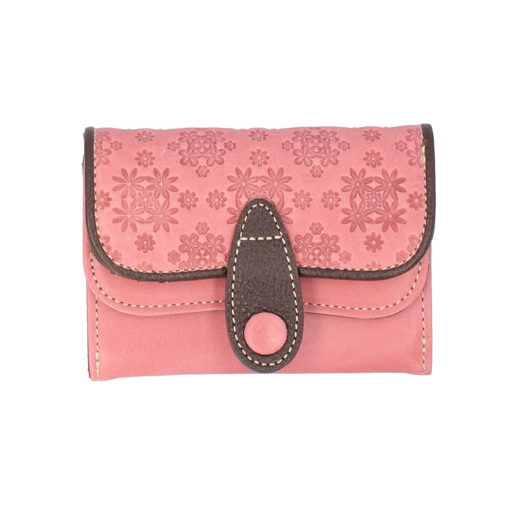 BACKYARD FAMILY「NADAYA 三つ折り財布 三つ折り 81150 楽天 サイフ お財布 さいふ 財布」|財布|ピンク1