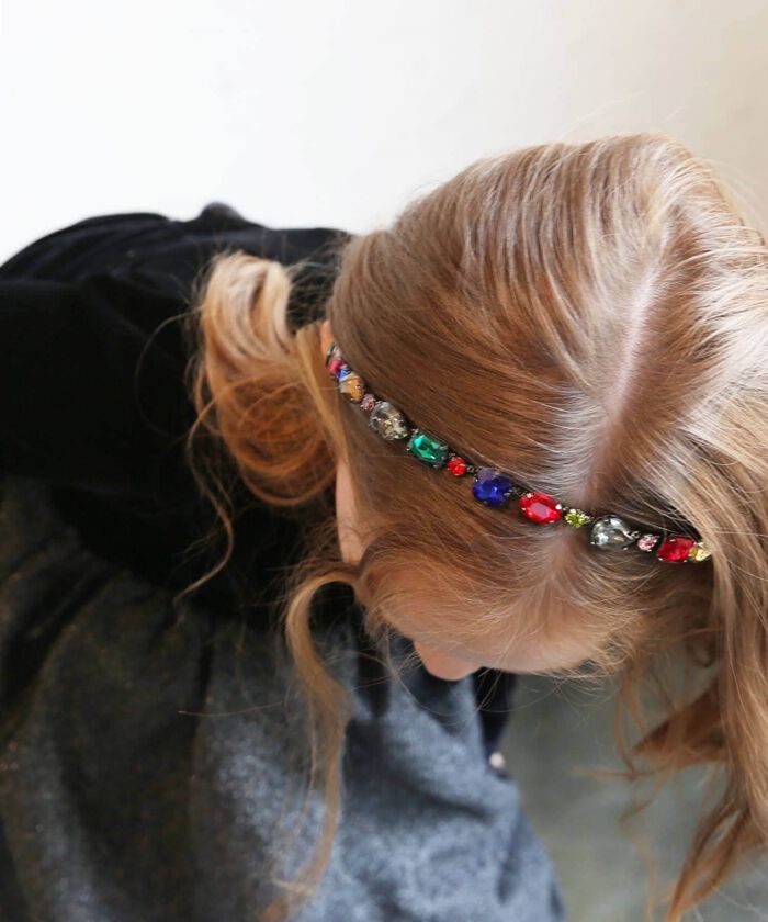 BACKYARD FAMILY「Rora カチューシャ 通販 キラキラ ビジュー 68172302 髪飾り ヘッドドレス 子供」|その他|