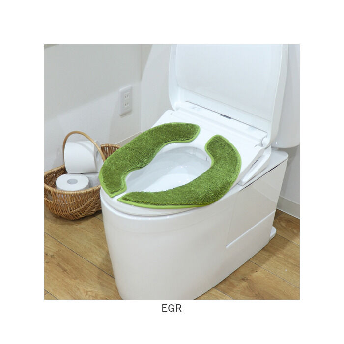 BACKYARD FAMILY「便座マット 通販 便座クッション 便座カバー 便座シート トイレカバー 取り付け簡単 洗浄暖房型」|トイレタリー・ランドリーグッズ|