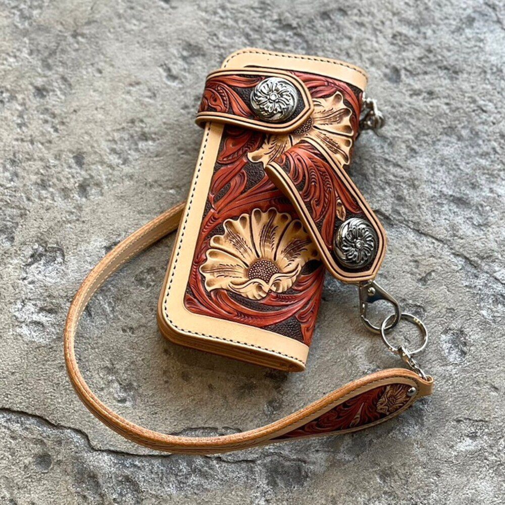 BACKYARD FAMILY「長財布 メンズ 本革 通販 日本製 財布 かぶせ蓋 ライダースウォレット 牛革 レザー 革財布」|財布|ベージュ1