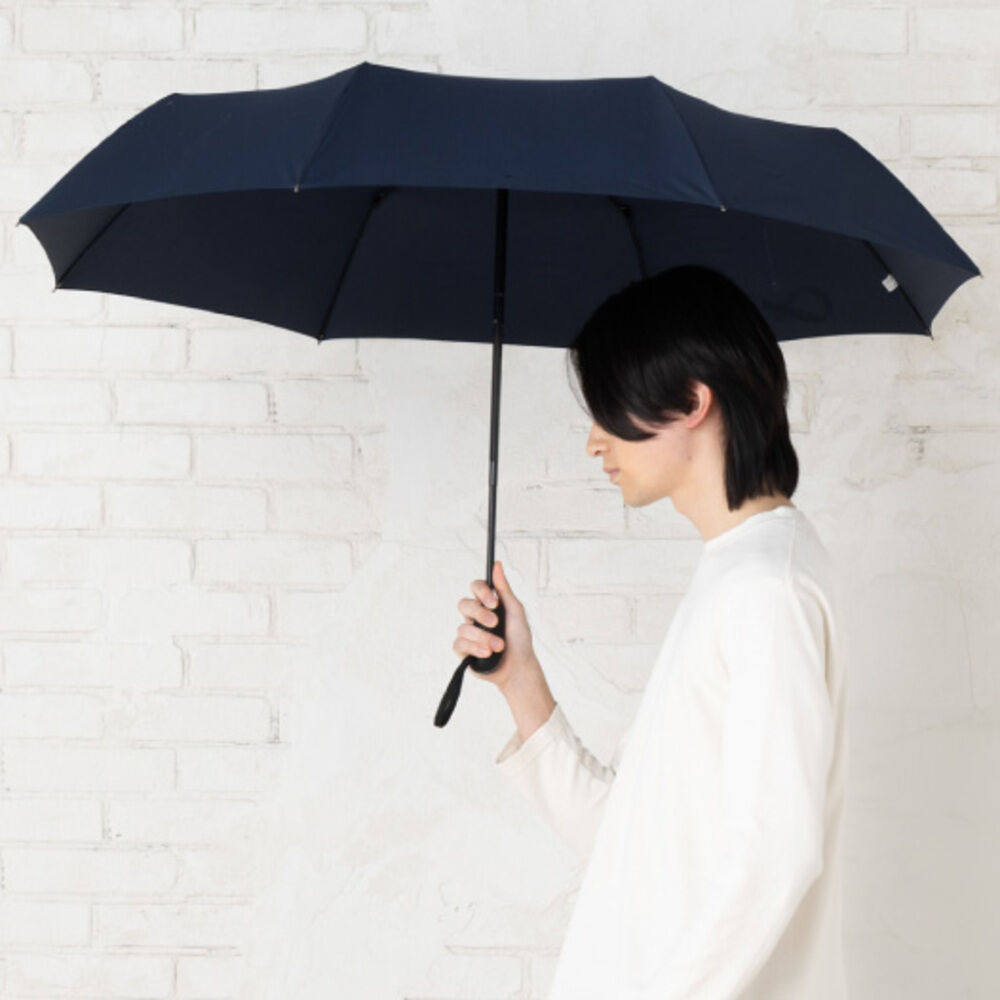 BACKYARD FAMILY「折りたたみ傘 自動開閉 メンズ 64cm 通販 折り畳み傘 自動開閉折りたたみ傘 自動開閉傘」|傘|ブルー1