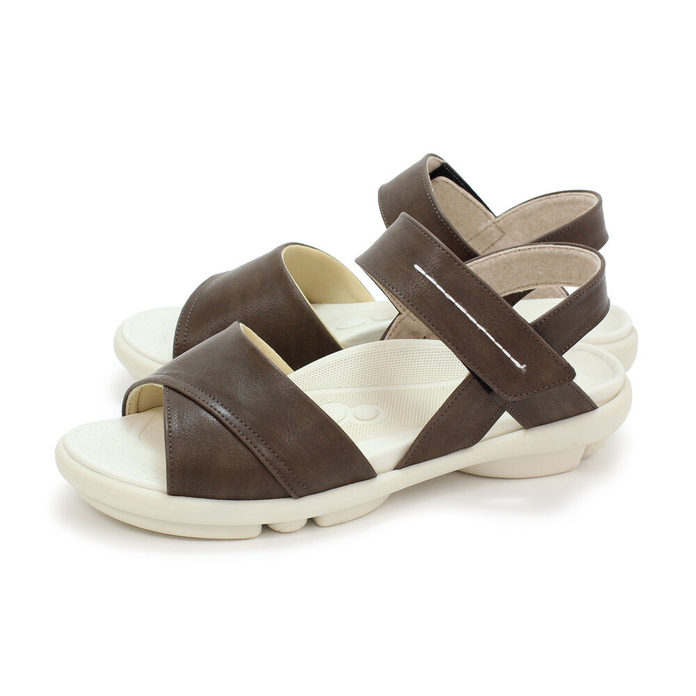 BACKYARD FAMILY「2ball ツヴォル サンダル TB-201 通販 日本製 ステッチサンダル レディースサンダル」|サンダル|ブラウン1