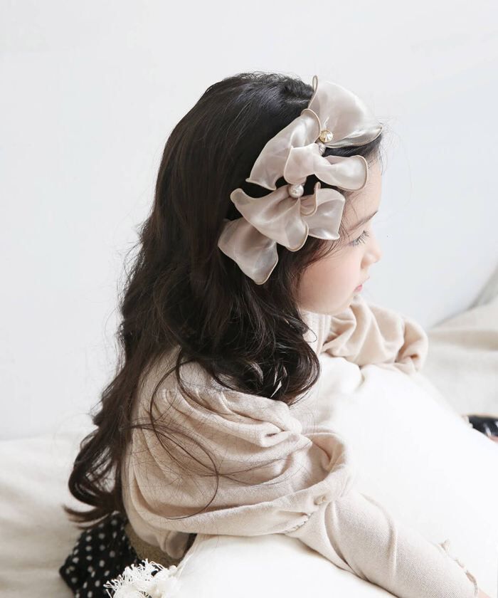 BACKYARD FAMILY「カチューシャ キッズ リボン 大きめ 通販 ヘッドドレス 髪飾り 女の子 子供 子ども こども」|その他|