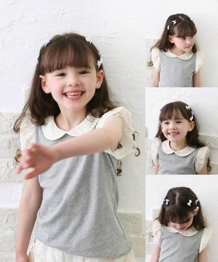 BACKYARD FAMILY「Rora ヘアクリップ キッズ 通販 ローラ スモールシック ヘアピン 髪飾り 髪留め リボン」|その他|