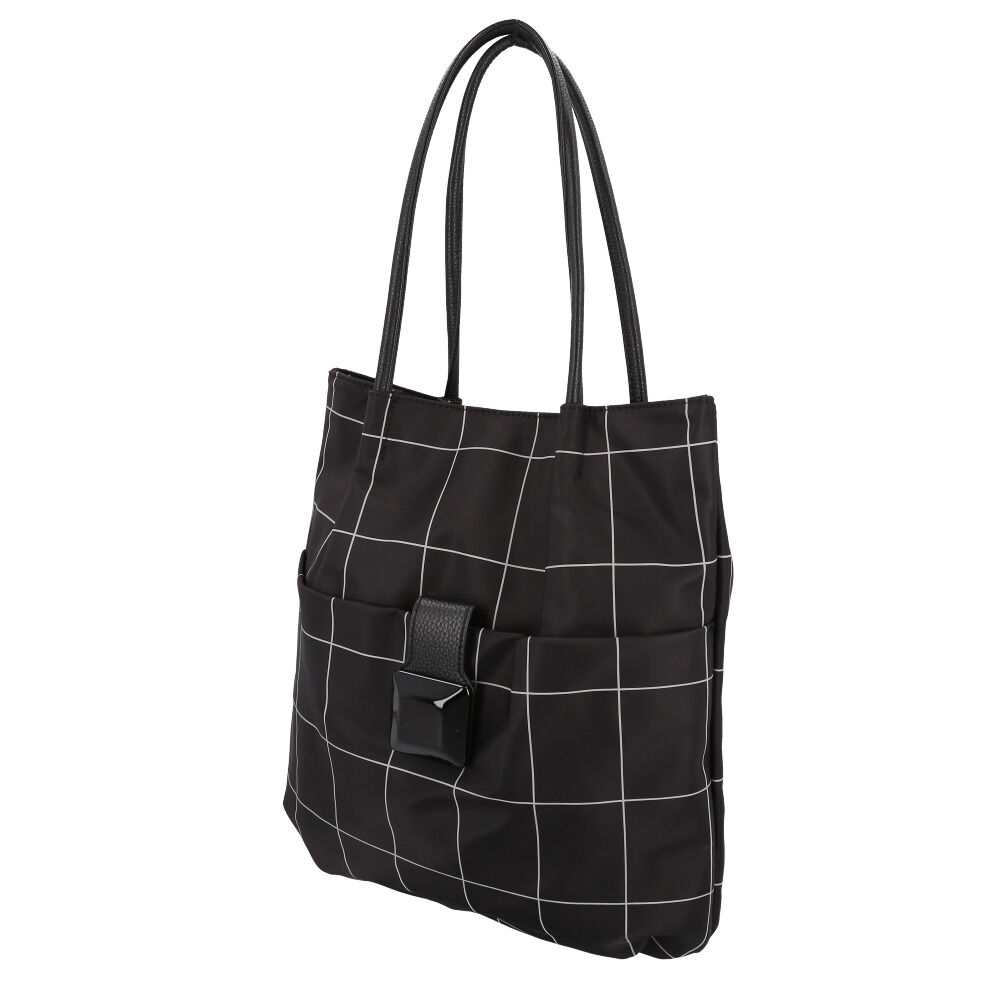 BACKYARD FAMILY「トートバッグ ナイロン レディース 通販 ショルダーバッグ 肩掛け ナイロントートバッグ」|トートバッグ|ブラック1