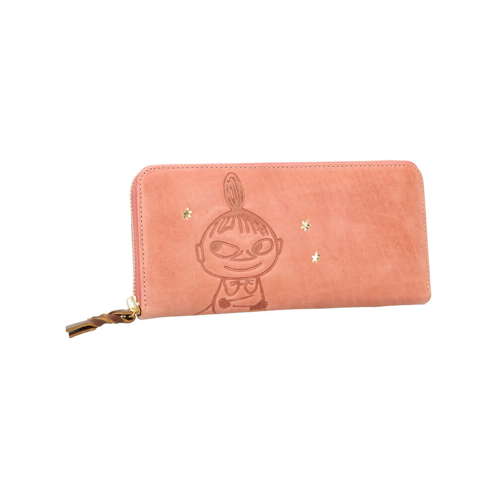 BACKYARD FAMILY「ムーミン 財布 革 通販 MOOMIN 長財布 長サイフ なが財布 お財布 さいふ レディース」|財布|ピンク1