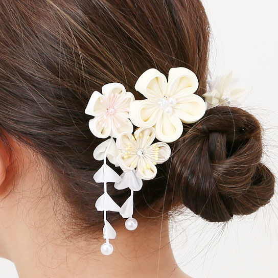 BACKYARD FAMILY「和装 髪飾り 通販 ヘアアクセサリー ヘアアクセ つまみ細工 へッドアクセサリー 着物」|その他|