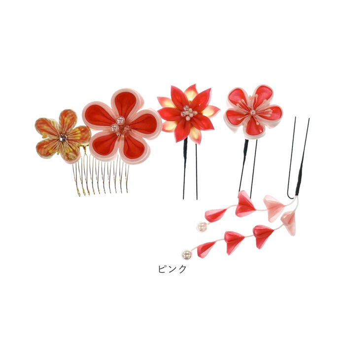 BACKYARD FAMILY「和装 髪飾り 通販 ヘアアクセサリー ヘアアクセ つまみ細工 へッドアクセサリー 着物」|その他|