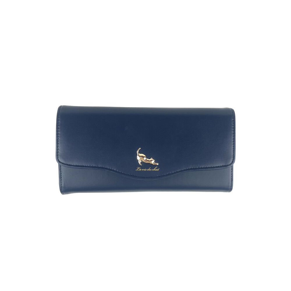 BACKYARD FAMILY「長財布 レディース 通販 財布 ウォレット ロングウォレット 長サイフ スリム 小銭入れ かぶせ」|財布|ブルー1