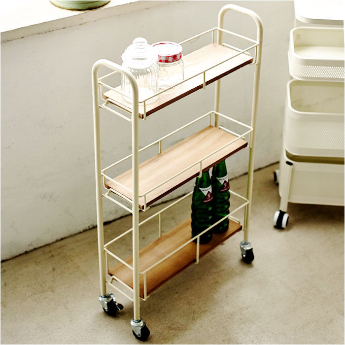 BACKYARD FAMILY「キャスター付き ワゴン 収納 通販 収納ラック 収納カート サイドワゴン キッチンワゴン」|その他|