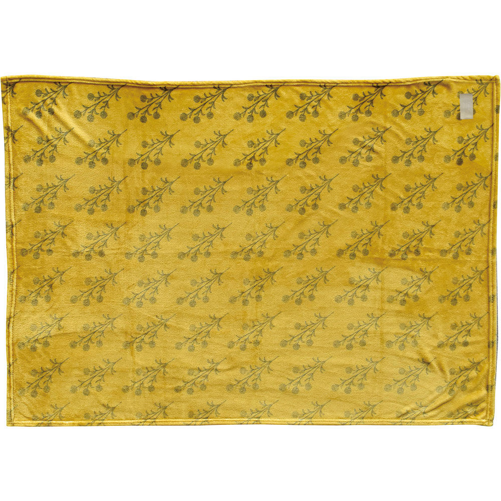 BACKYARD FAMILY「ブランケット ひざ掛け 通販 100&times;140cm arne 膝掛け 現代百貨 A71 おしゃれ」|ブランケット|イエロー1