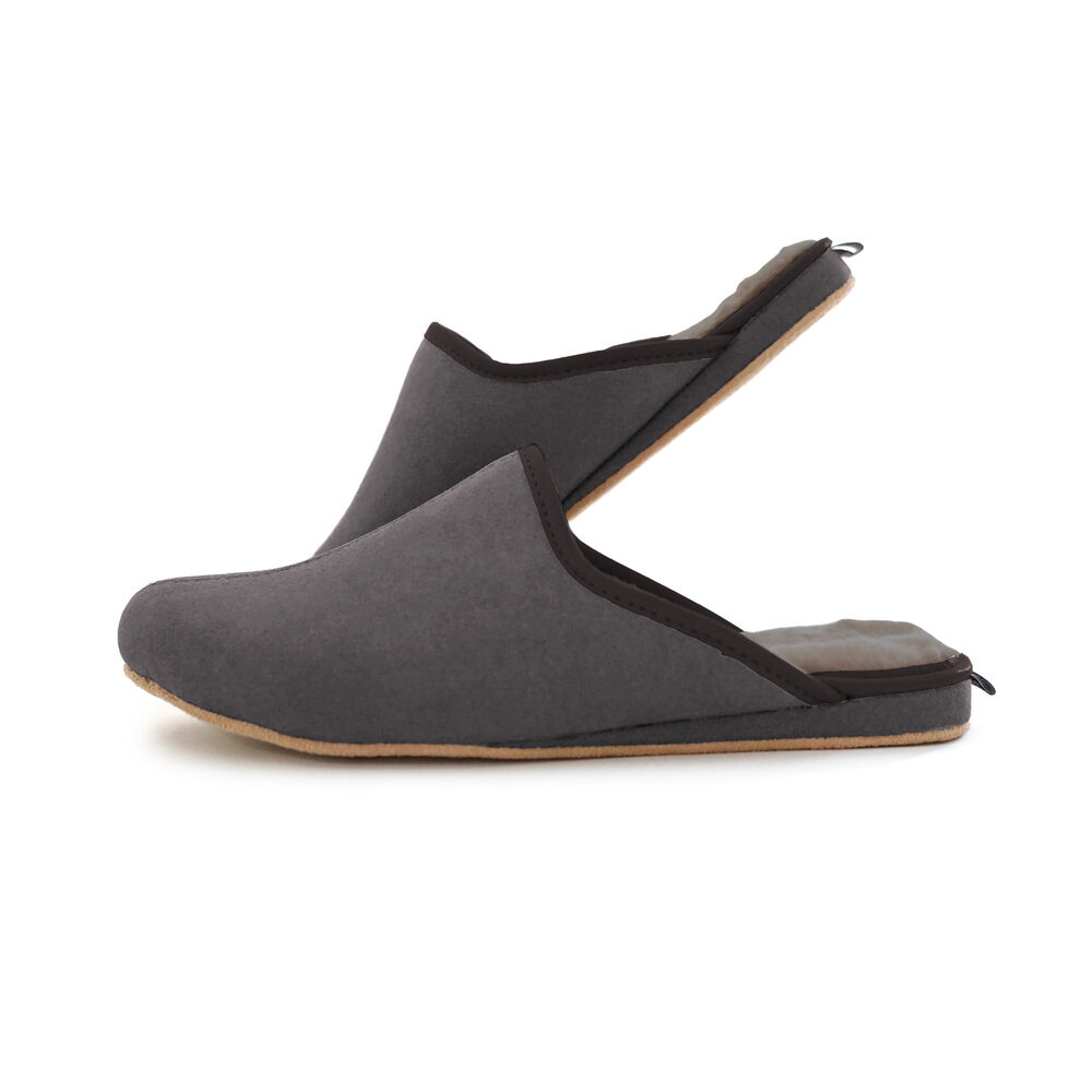 BACKYARD FAMILY「フロンティア スリッパ 通販 FRONTIER ルームシューズ メンズ ルームスリッパ 室内履き」|ルームシューズ|グレー1