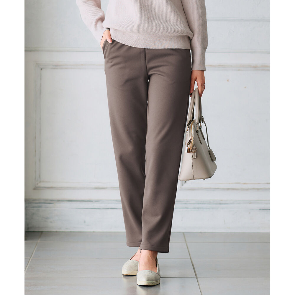 BACKYARD FAMILY「パンツ 裏起毛 レディース 通販 日本製 ズボン 長ズボン ロングパンツ レディースパンツ」|その他|ブラウン1