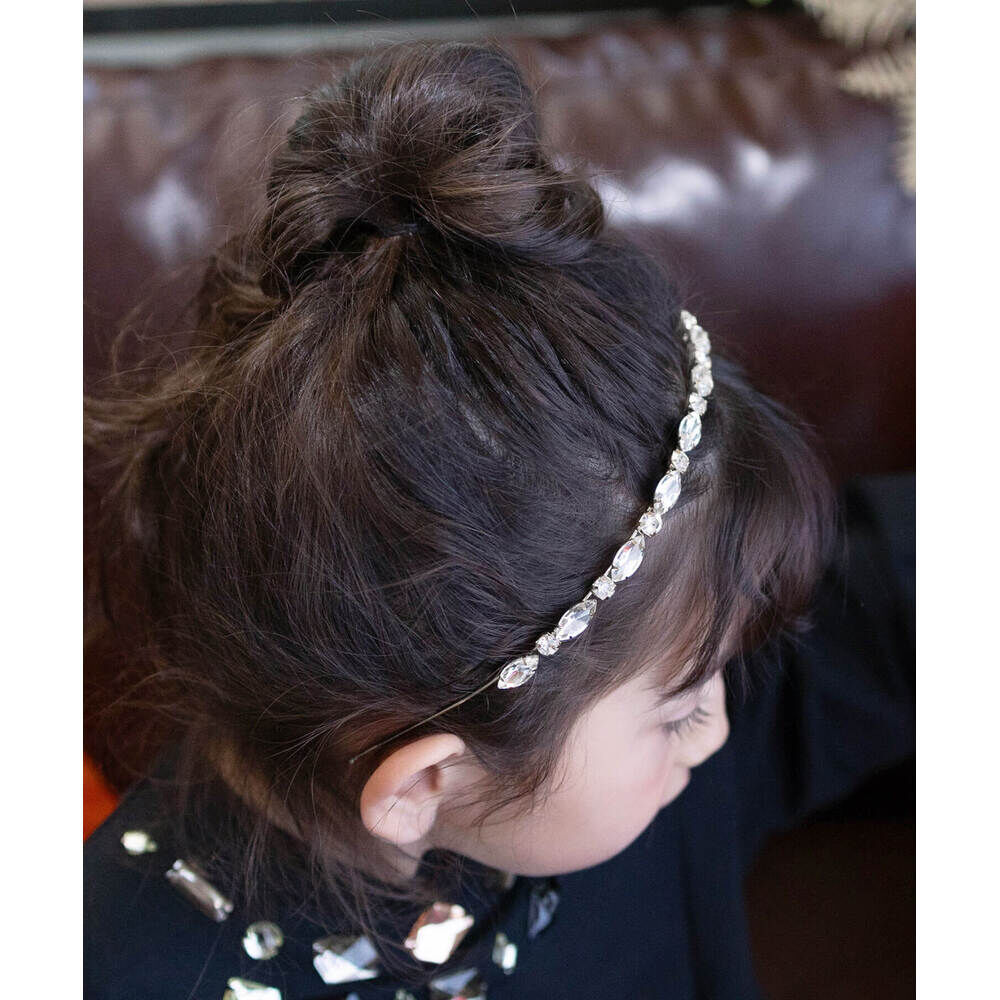 BACKYARD FAMILY「Rora カチューシャ キッズ 通販 ルビー 髪飾り 髪留め 髪どめ ヘアアクセサリー ヘアバンド」|その他|シルバー1