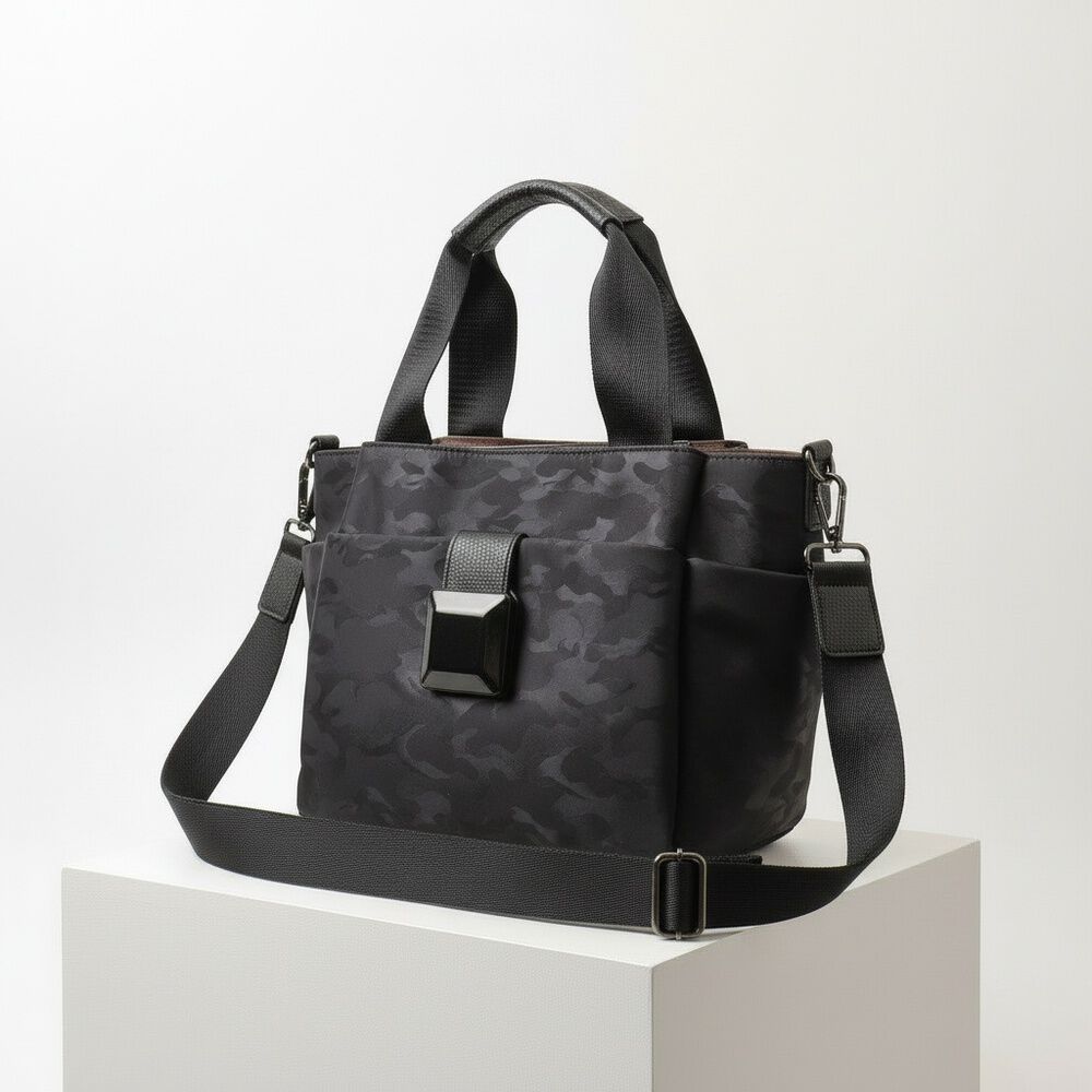 BACKYARD FAMILY「ラムモード トートバッグ 2Way 通販 ナイロンバッグ トートバック トート 手提げ」|トートバッグ|ブラック2