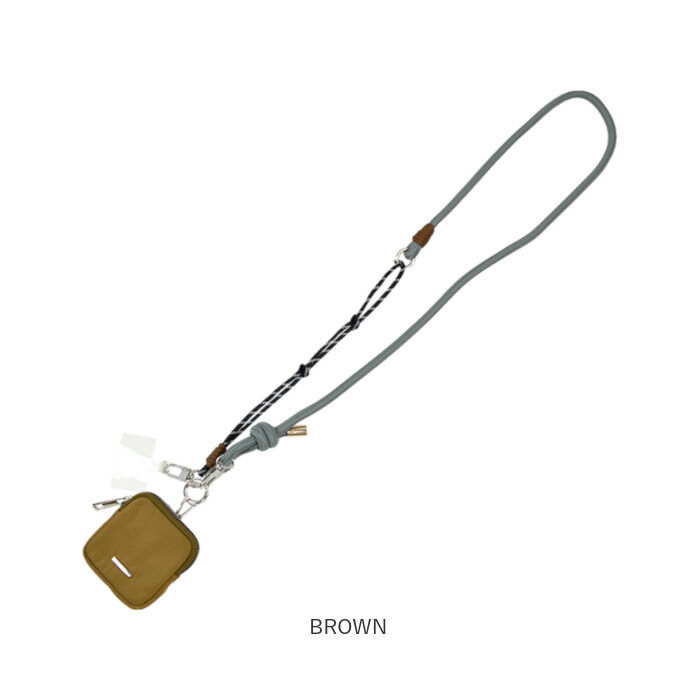 BACKYARD FAMILY「ストラップ ポーチ付き 通販 ショルダーストラップ ショルダー ポーチ 首掛け スマホショルダー」|電化製品|