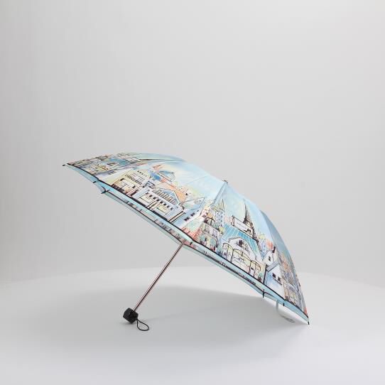 銀座かねまつ「折りたたみ傘」|傘|ブルー