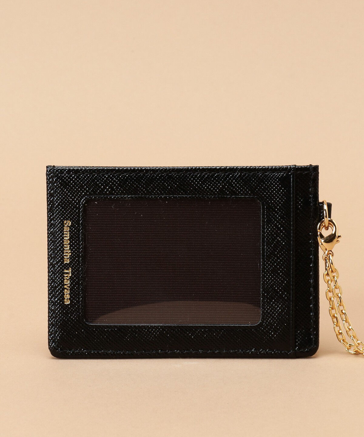 Samantha Thavasa「ラメレザービジュー パスケース」|定期入れ|