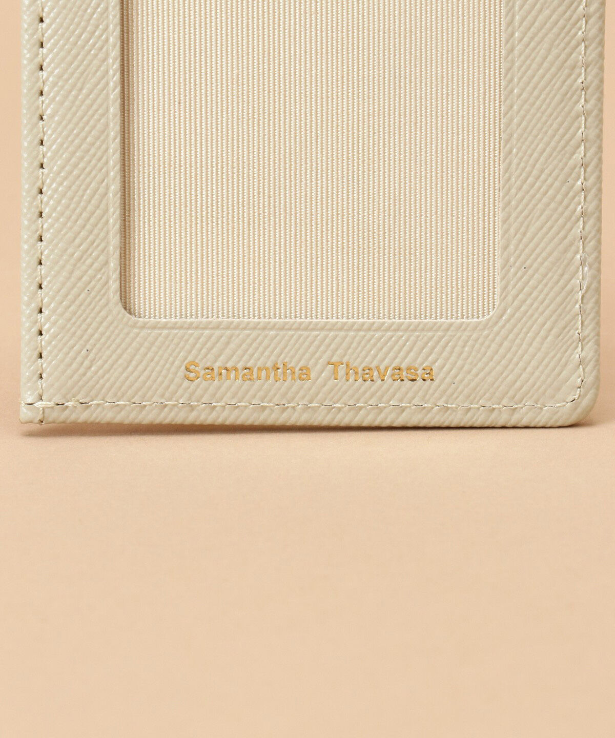 Samantha Thavasa「ラメレザービジュー パスケース」|定期入れ|