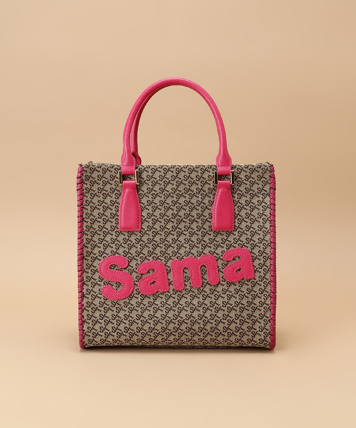 Samantha Thavasa「ST Jacquard サマタバスクエアトートバッグ」|トートバッグ|