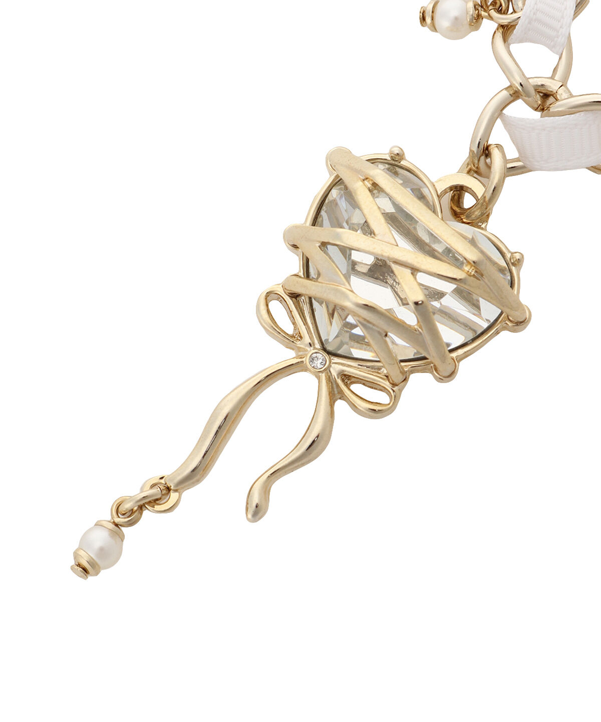 Samantha Thavasa「リボンハートバッグチャーム」|チャーム・キーホルダー|