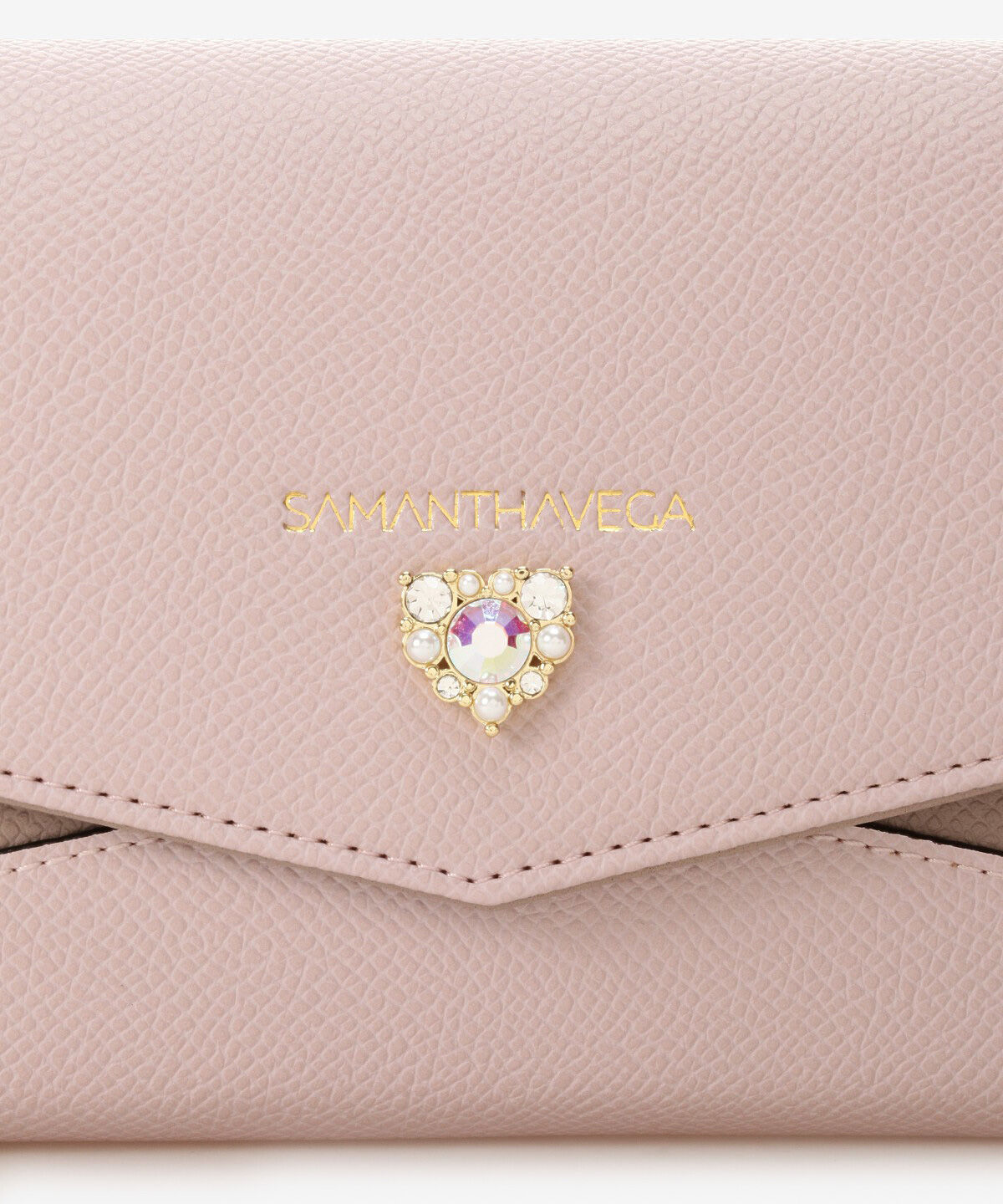 Samantha Vega「ハートビジュー付き長財布」|財布|