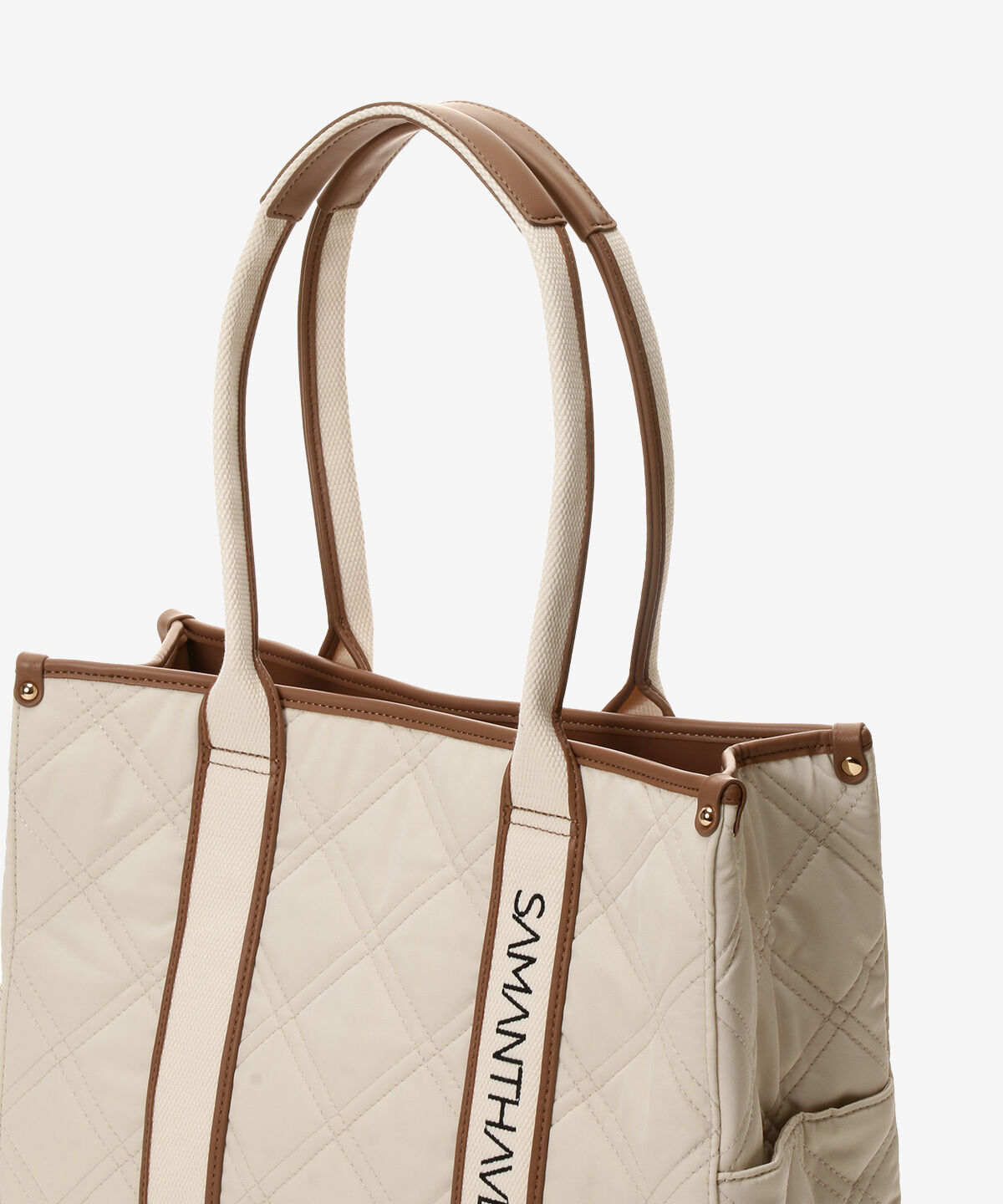 Samantha Vega「ロゴテープキルティングA4トートバッグ」|トートバッグ|